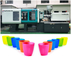 Disposable Plastic Plates Cups Making Hydraulic Injection Molding Machine 15kW Pump Motor Power