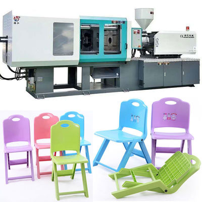 Electric Chair Moulding Machine 100-300 Ton Clamping Force 7-15 KW Heating Power 25-80 Mm Screw