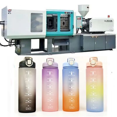 Injection Rate 300-400 Cm3/sec 80 Ton PLC Control Molding Machine