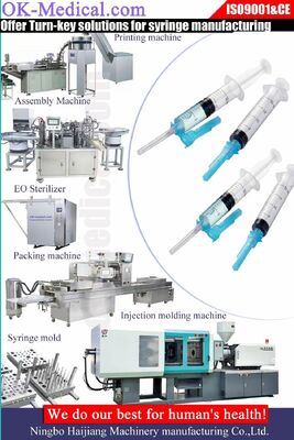 Voltage 220V380V Syringe Making Machine Incorporating 12 Tons Machine Weight and Toggle Stroke 490mm for Consistent Output